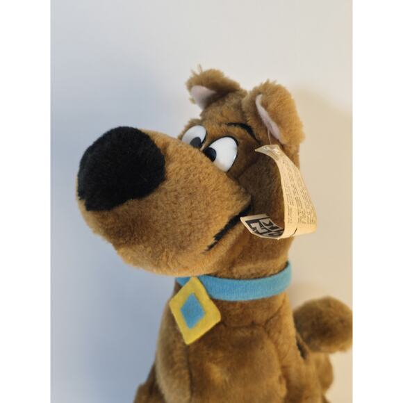 Cartoon Network Scooby Doo 11” Plush Toy Sitting Stuffed Animal Felt Collar - Picture 3 of 7